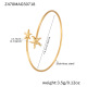 Bracelet Double Étoile de Mer Doré Image2