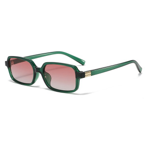 1 Paire De Lunettes De Soleil Pour Femme, Série Simple, Décontractées, Couleur Unie, Pc h5 Image3