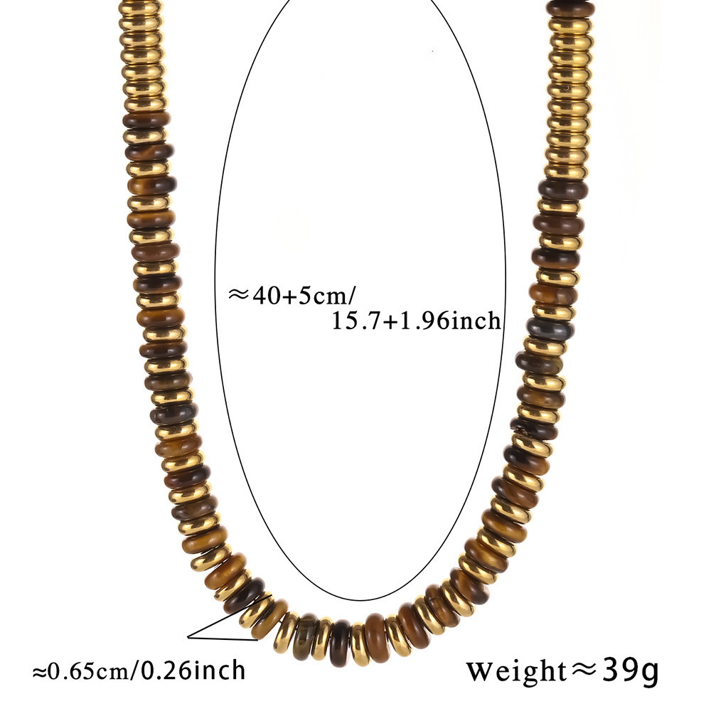 Collier De Perles Pour Femme, Style Vintage, Pierres Naturelles, 1 Pièce h5Image2