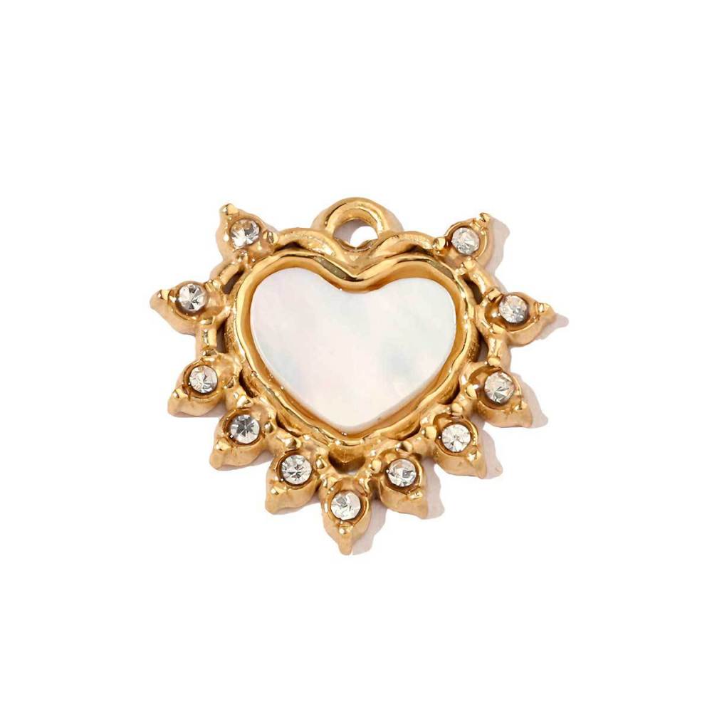 Pendentif Classique Pour Femme En Pierres Naturelles Colorées, 1 Pièce 