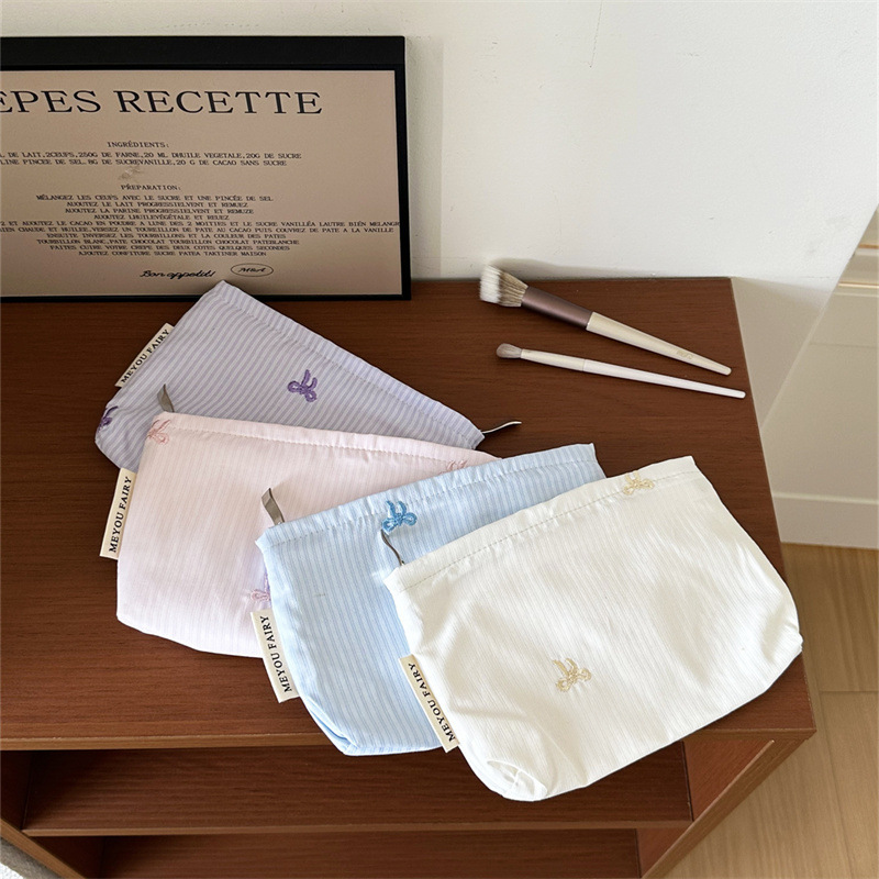Trousse De Maquillage Pour Femme, Série Fresh Striped, 1 Pièce h5Image4