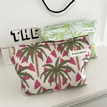 Trousse de maquillage pour femme, design original, série Coconut Tree Resort, 1 pièce 2