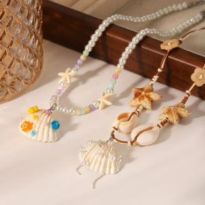 Collier Pendentif Femme En Forme De Tortue De Vacances, En Acier Inoxydable Étanche Couleur Or h5 Image6
