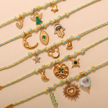 Ensemble de colliers pendentifs DIY en forme de poisson 2
