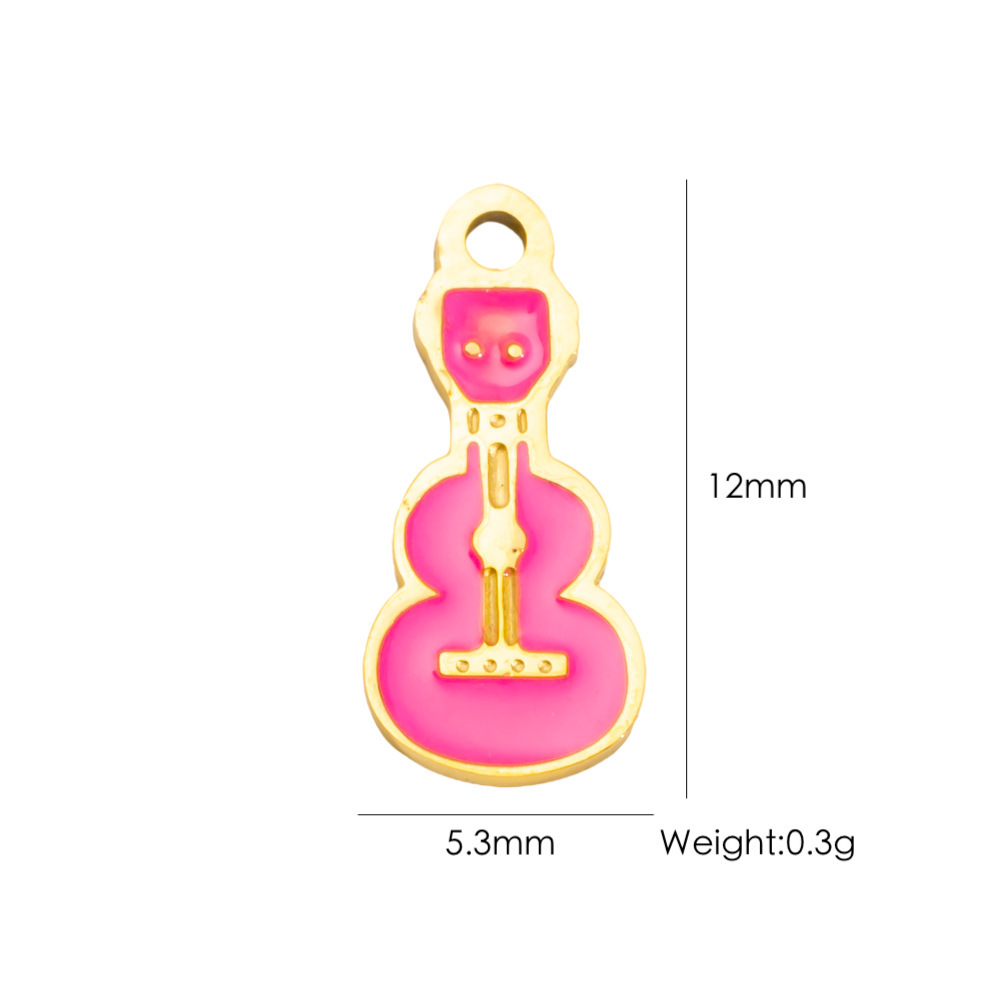 Pendentif Classique, Mignon Et Polyvalent En Acier Inoxydable Étanche À Monter Soi-Même