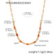 Collier en pierres naturelles 40+5cm 