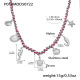 P014-Collier multi-accessoires DIY en acier 41+5 cm Image2
