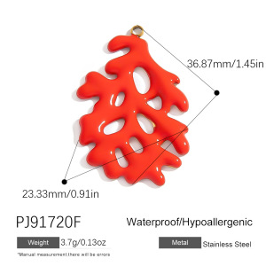 Pendentif Diy En Acier Inoxydable Étanche Couleur Or (1 Pièce) h5 Image2