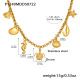 P1249-Collier multi-accessoires DIY doré 41+5cm Image3