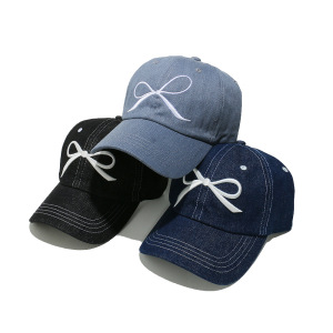Chapeaux Pour Femmes En Coton Avec Nœud Papillon Décontracté, Série Simple, 1 Pièce h5 Image2