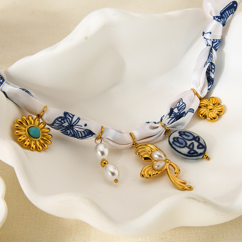 Collier Pendentif En Tissu 1 Pièce Image3