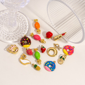 Pendentif Diy En Acier Inoxydable Étanche, Série Fruits Mignons 3D h5 Image4