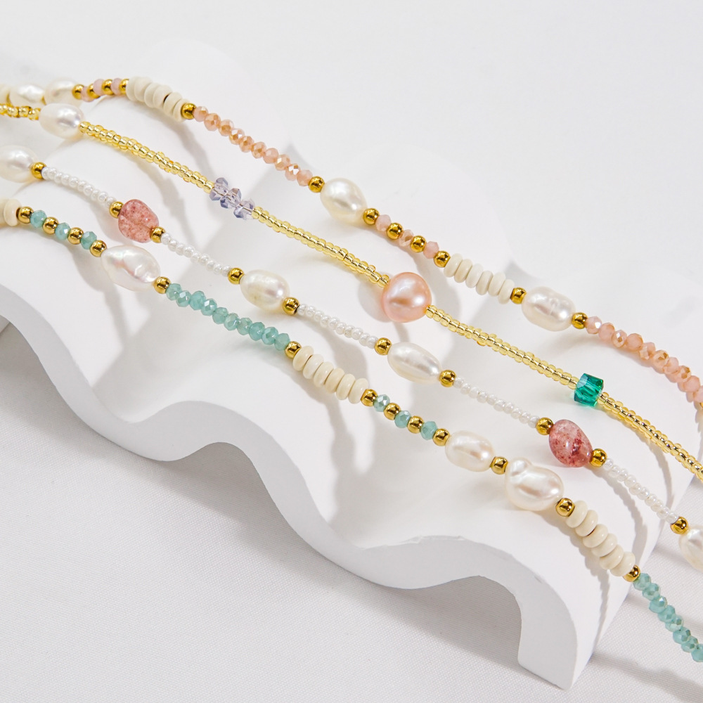 Collier De Perles Léger, Luxueux Et Élégant Pour Femme Image4