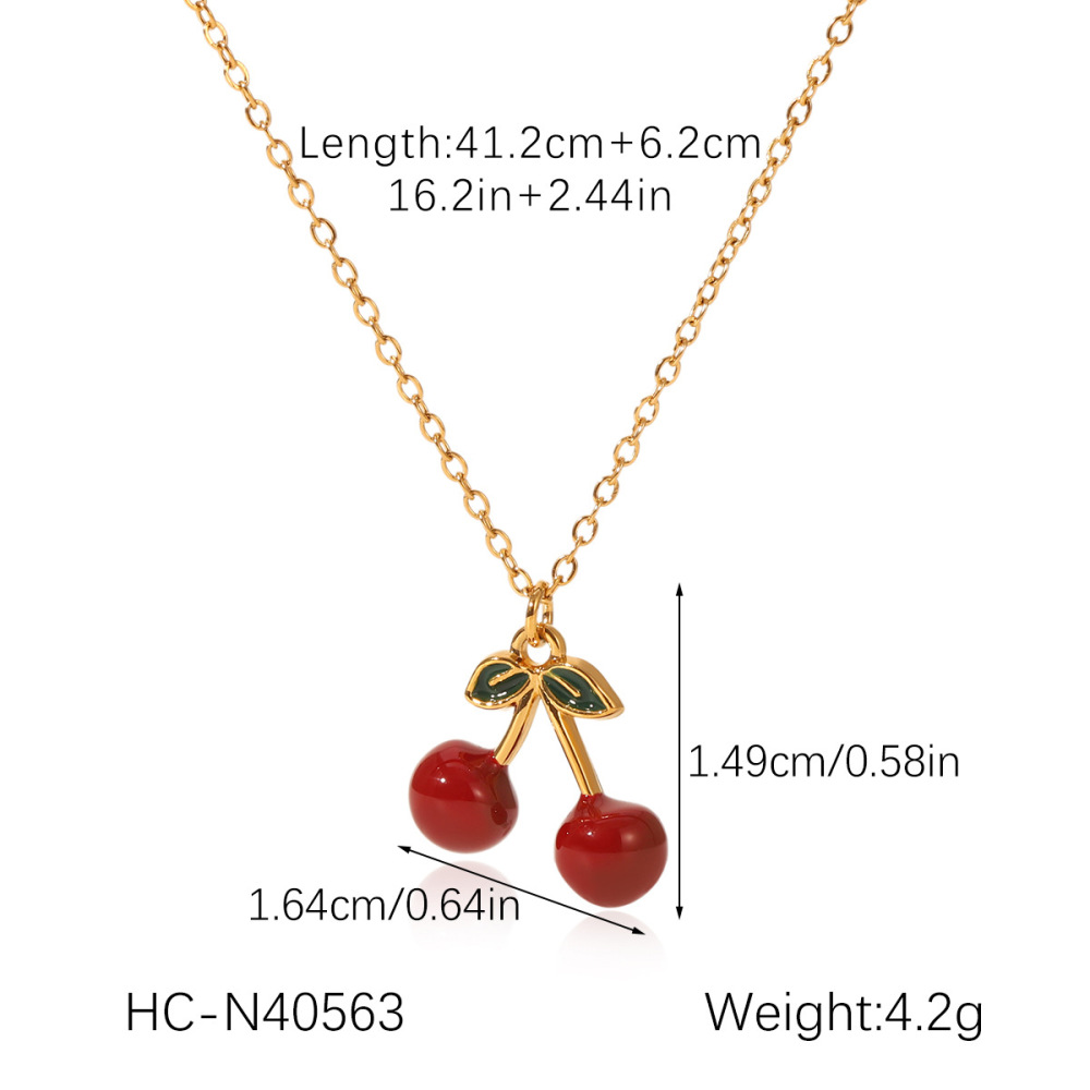 1 Paire De Colliers Pendentifs Pour Femmes, Collection Simple Series Daily Plant, En Acier Inoxydable Étanche Image2