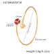 Bracelet Double Coccinelle Doré Image4