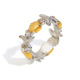 Bague coquillage et étoile de mer - Deux couleurs/numéro 6