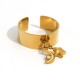 Couleur or/Taille unique/Bague monobloc 