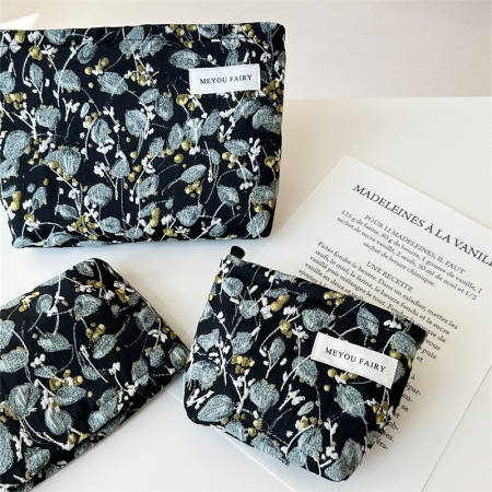 Trousse de maquillage élégante en polyester pour femme, série romantique, 1 pièce 2