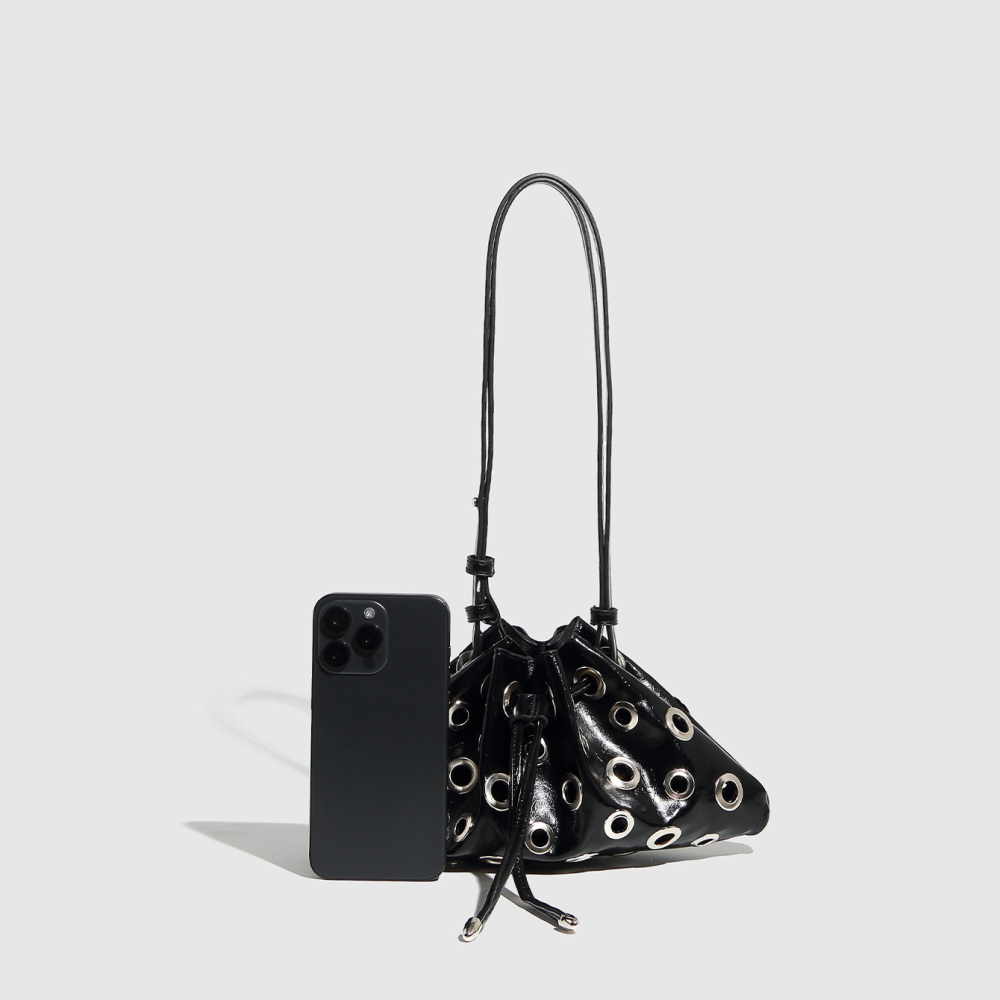Sac À Bandoulière En Pu Pour Femme, Série Luxueuse, Rivet Classique, 1 Pièce Image3