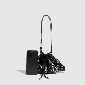 Sac À Bandoulière En Pu Pour Femme, Série Luxueuse, Rivet Classique, 1 Pièce h5 Image3