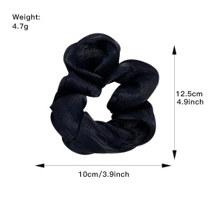 1 Chouchou Quotidien En Fibre Synthétique De Couleur Unie Pour Femme h5 Image5