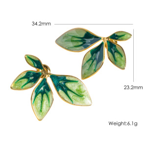 1 Paire De Boucles D'Oreilles Puces Pour Femme, Motif Floral Romantique, En Acier Inoxydable Étanche. h5 