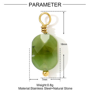 Pendentif Classique Pour Femme En Pierres Naturelles, 1 Pièce h5 Image2