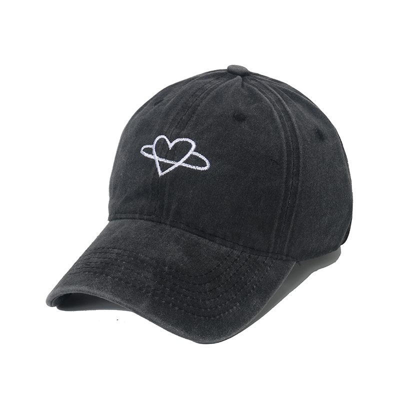 Chapeaux Pour Femmes En Coton, Série Simple, Motif Cœur Simple, 1 Pièce 