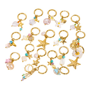 Pendentif Classique En Acier Inoxydable Étanche En Forme De Dauphin Mignon De La Série Océan, À Monter Soi-Même h5 Image5