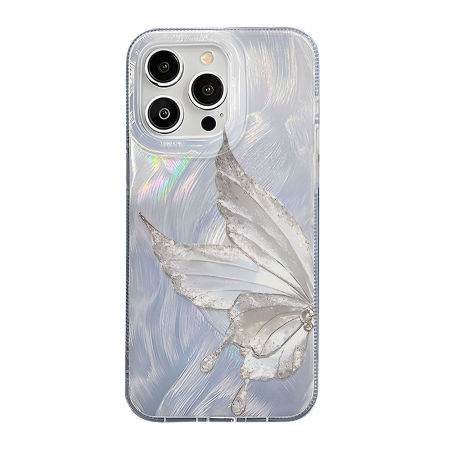 1 paire de coques de téléphone simples en TPU de haute qualité avec rendu dégradé 2