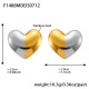 F1488-Boucles d'oreilles cœur en or Image5