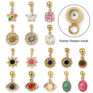 Pendentif Pour Femme En Pierres Naturelles Délicates, 1 Pièce h5 Image5