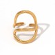 Couleur or/Taille unique/Bague monobloc
