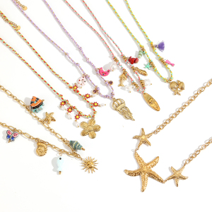 Collier Tressé Étanche En Acier Inoxydable Oceanic Couleur Or (1 Pièce) h5 Image3