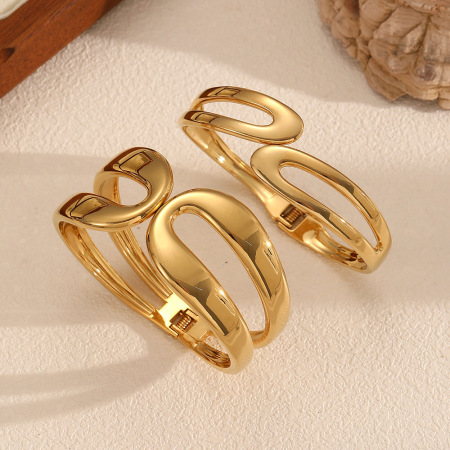 Bracelet jonc étanche en acier inoxydable (1 pièce) 2
