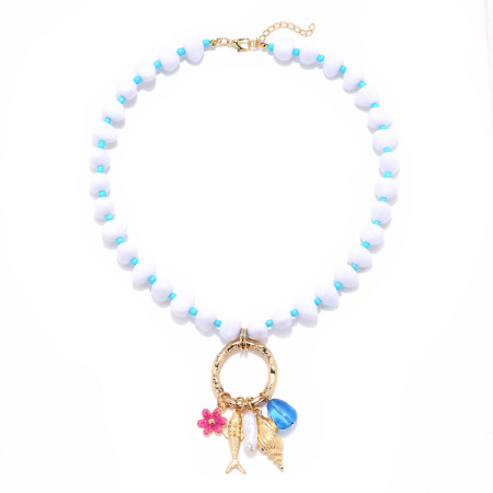 Collier de perles en alliage de poisson, 1 pièce