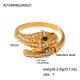 A759-Bague Serpent Doré/N°7 Image6
