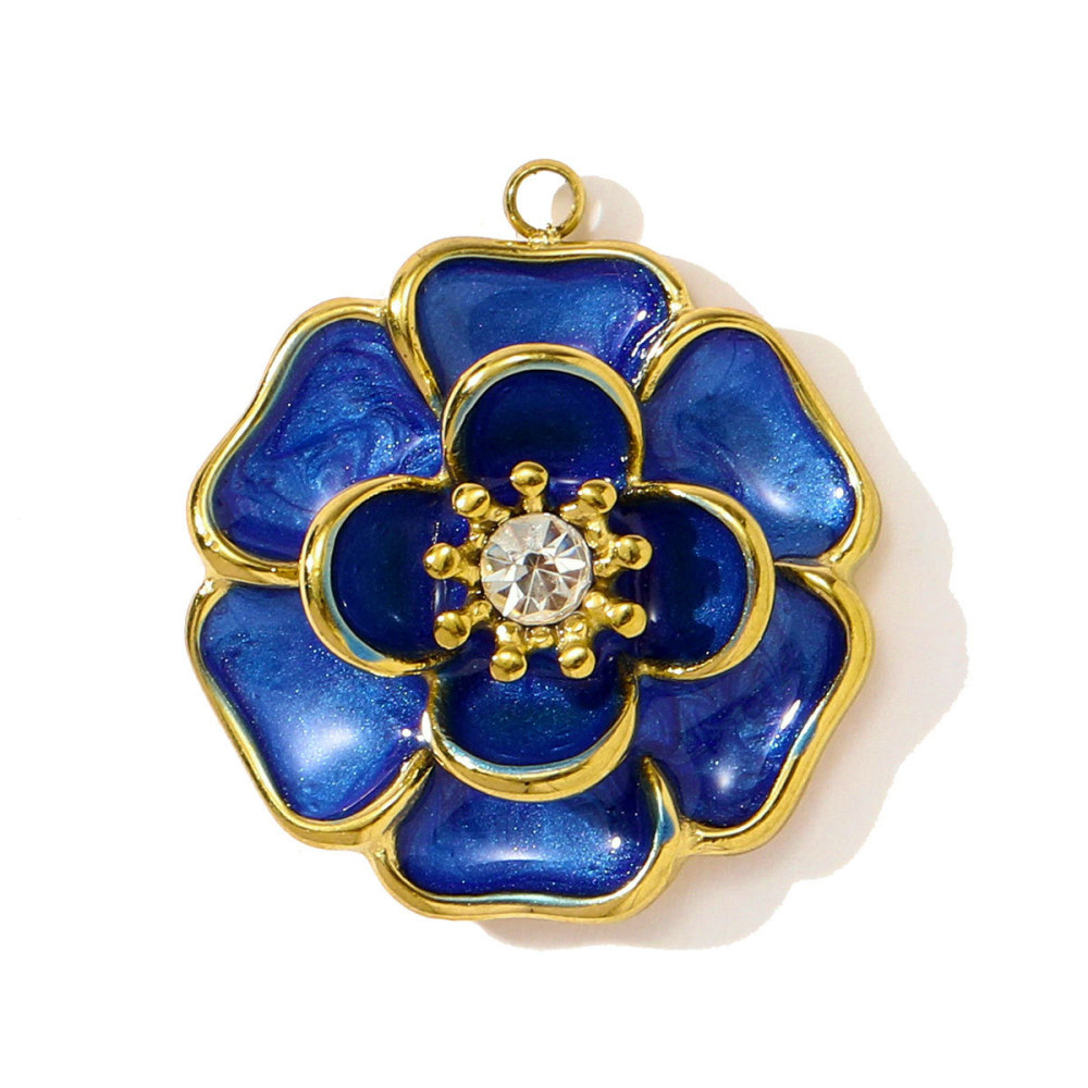 Pendentif Classique Pour Femme En Acier Inoxydable Étanche, Motif Tarot (1 Pièce) 
