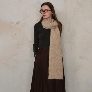 Écharpe D'Hiver Élégante En Polyester À Carreaux Pour Femme, 1 Pièce h5 Image3