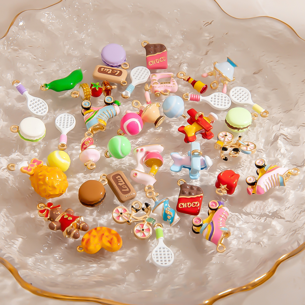 Pendentifs Pour Femmes En Alliage De Forme Irrégulière, Série Romantique, Élégants, De Dessin Animé Image5