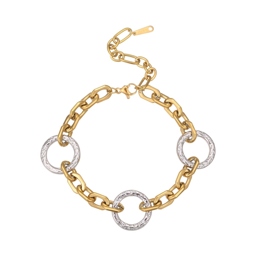 Collier Chaîne Femme En Acier Inoxydable Imperméable, Coloris Assortis, 1 Pièce Image5