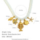 Pendentif Opale Vie Marine - Or - 2 Image2