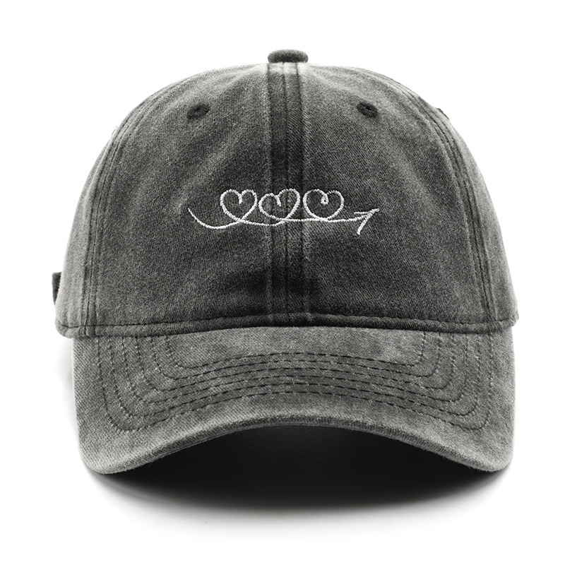 Casquette De Baseball Décontractée En Forme De Cœur, 1 Pièce Image2