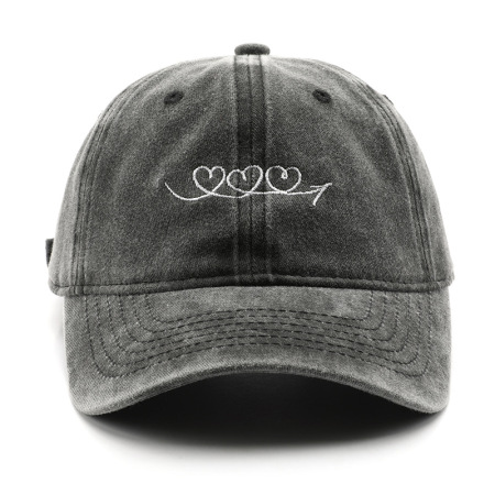 Casquette de baseball décontractée en forme de cœur, 1 pièce 2