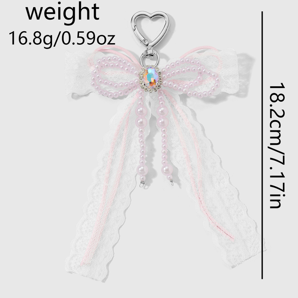 1 Breloque De Sac En Forme De Nœud Papillon En Perles Image12