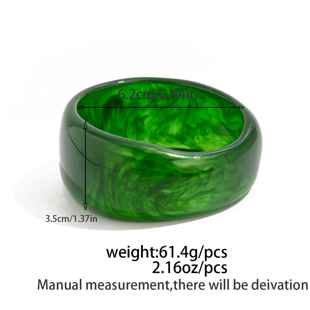 Bracelet Jonc Rétro De Forme Irrégulière, 1 Pièce Image2