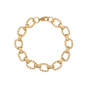 Bracelet Chaîne Simple En Acier Inoxydable Étanche Pour Femme (1 Pièce) h5 Image5