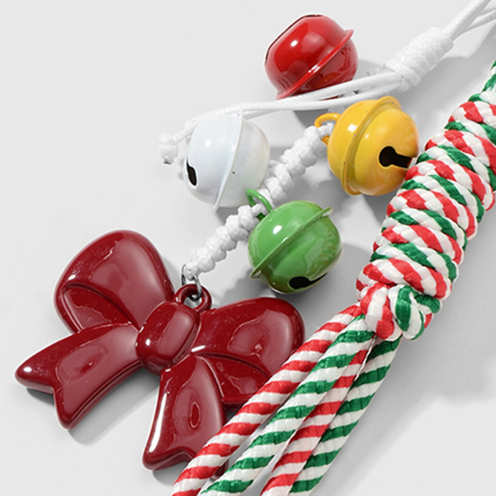 1 Breloque De Sac De Noël En Forme De Cœur Et De Nœud Papillon h5Image5