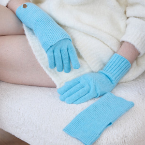 1 Paire De Gants Classiques Sans Doigts En Polyester Pour Femme, Pour Écran Tactile h5 Image4