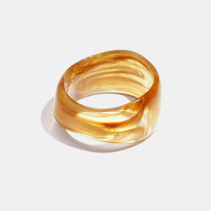 1 Bracelet Simple Et Léger En Acrylique Pour Femme, Luxueux, Dégradé Irrégulier De Couleurs h5 